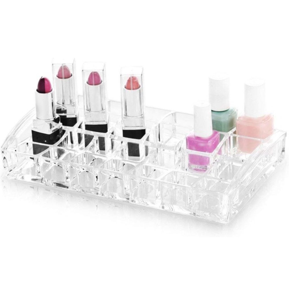 BINO 26‑Slot Clear Acrylic Organizer